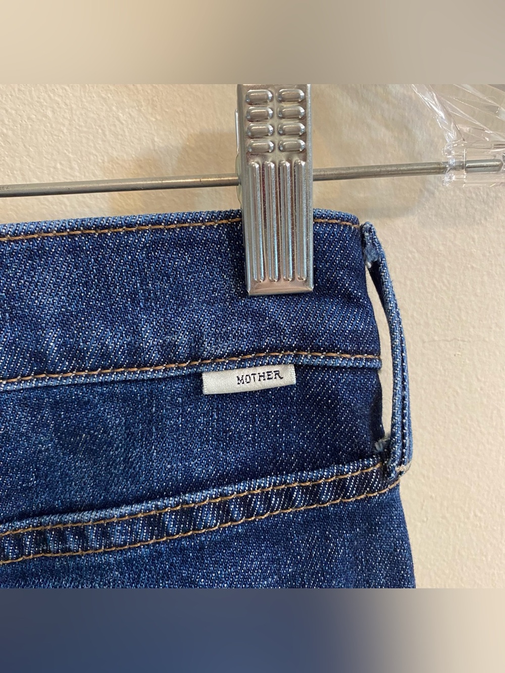 Mother The Twister Flood Clothing Optional Dark Wash Wide Leg Jeans Sz 23 - Picture 9 of 15